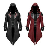 Jaqueta Com Capuz Assassin Creed Cosplay Estilo Gótico