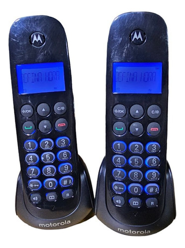 Teléfono Inalámbrico Motorola Doble De Exhibición 