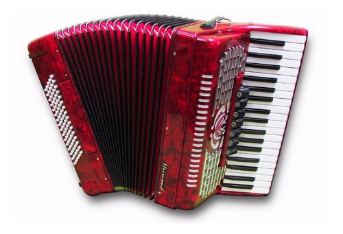 Heimond Acordeon 80 Bajos Rojo 