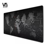 Mouse Pad Grande 90x40 Con Mapamundi Oversize