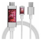 Cable Adaptador Hdmi Para iPhone (convertidor Av 1080p)