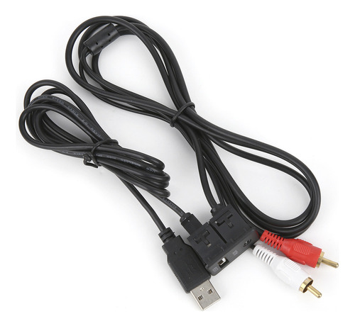 Cable De Extensión Usb Aux Estéreo Hembra A 2 Rca De 3,5 Mm