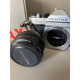 Câmera Pentax K1000 + Lente Smc Pentax 50mm F/1.2 