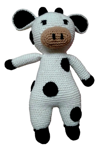 Muñeco De Apego Vaca Tejido Crochet Amigurumi