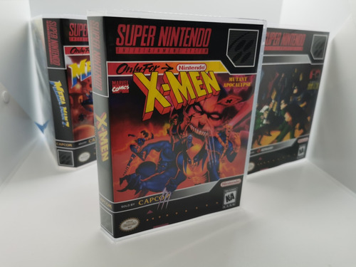 Super Nintendo Cajas Plásticas De Juegos 