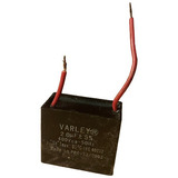 Capacitor Ventilador Varley 2,0 Uf 400 Vca 50 Hz C/cables