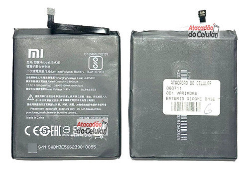 Flex Carga Bateria Bm3e Xiaomi Mi8 