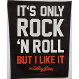 Back Patch Para Costas Rolling Stones Only Rock Bp3 Oficial