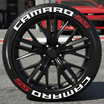 Letras Stickers Para Llantas Camaro Ss - Rs Para 4 Llantas | Meses sin interés