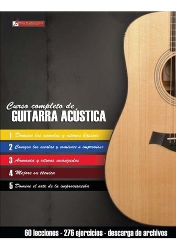 Libro : Curso Completo De Guitarra Acustica: Metodo Moder...