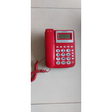 Teléfono Con Cable Color Rojo Arpat