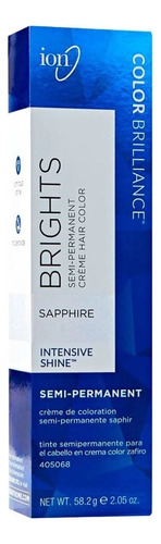  Tinte Semipermanente De Ion Brights® Crema Sin Amoniaco Tono Sapphire