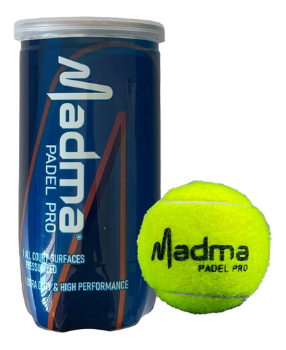 Madma Padel Pro Tubo X10 Tubos Pelotas Padel Importadas