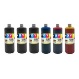 6 Lts Tinta Universal Para Bro Can Hp Eps Base Agua Yoyo