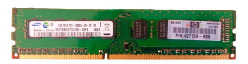 Memoria Ram Samsung 4gb Ddr3 1600mhz Verde