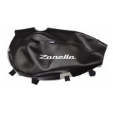 Funda Cubre Tanque Zanella 150 Sapucai Negro Premium De Fmx