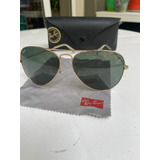 Anteojos Ray Ban Aviator  Original Made In Italy Casi Nuevos