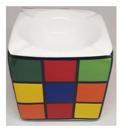 Cenicero Cubo Rubik Ceramico
