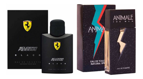 Animale Men 100ml +ferrari Black 125ml +amostra