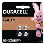 20 Und.  Baterias /pilhas Lr44 /a76 Duracell Alcalina Moeda 