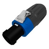 Ficha Conector Speakon 4 Contactos Hembra Seetronic Sl4fx-n