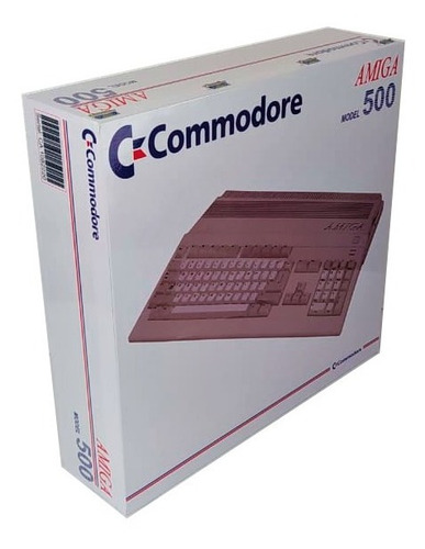 Caixa Vazia Commodore Amiga De Madeira Mdf 