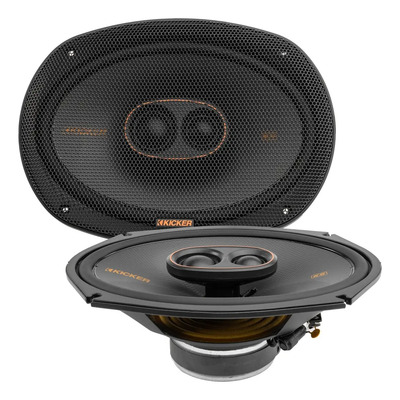 Bocinas 6x9 Pulgadas Kicker 51ksc69304 3vias 150watts Negro | Meses sin interés