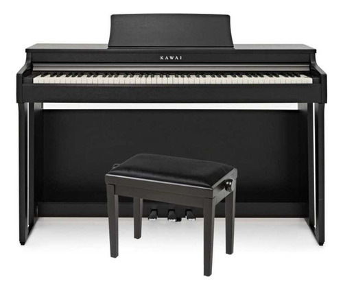 Piano Kawai Cn201 Teclado 88 Tecla Bluetooth Mueble Banqueta Color Negro