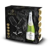 Kit Espumante Monte Paschoal Moscatel 750ml Com 2 Taças Vidromonte Paschoal 2022 Adega Basso 750 Ml