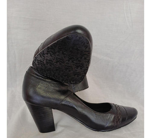 Zapatos Mujer, Amphora, Número 37, Cuero 100%, Color Negro.