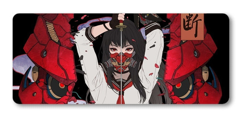 Mousepad Xxl 80x30cm Cod.149 Chica Anime Katana