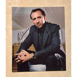Foto Firmada Nicolas Cage Premios Óscar Golden Globe