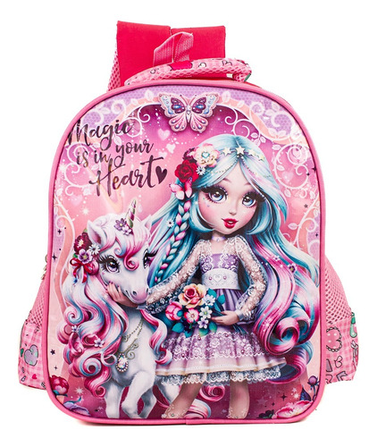 Mochila Nena Nene Jardin Unicornio Zoo Bags Niña Infantil 