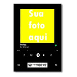 Placa Spotify Interativa Música  Personalizado Com Sua Foto
