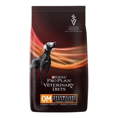 Alimento Pro Plan Veterinary Diets OM Overweight Management Canine para perro adulto todos los tamaños sabor mix de 2 kg | Envío gratis