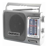 Radio Dual Bluetooth Pila O 220v Aux Daewoo Dmr-114