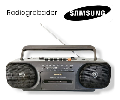 Radiograbador Pasacassete Samsung En Perfecto Estado!