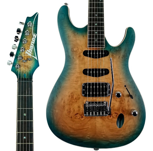 Guitarra Elétrica Ibanez Sa460 Mbw Sunset Blue Burst