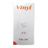 Guante De Vinil Uniseal Vinyl Sin Polvo Transparente C/100 Talla S