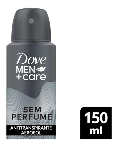 Desodorante Dove Men+care Antitranspirante Sem Perfume 150ml