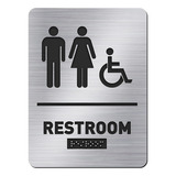 Letrero De Baño De Todos Géneros De Discapacidad Unisex