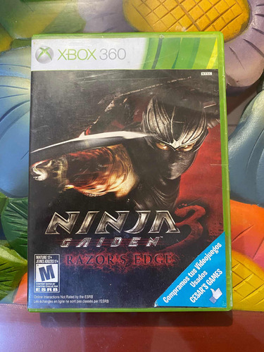 Ninja Gaiden 3 Razor's Edge Xbox 360 Compatible One Y Series