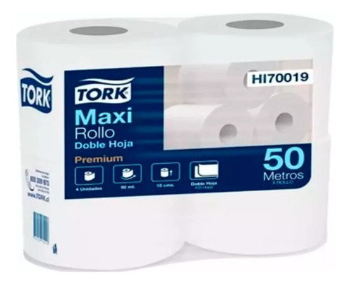 Papel Higiénico Tork Doble Hoja Premium  32 Uds. 50 Mts. C/u