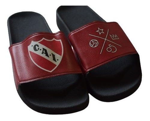 Ojotas Chancletas Rojo Futbol