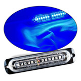 Plafon Barra Led Estrobo Lupa Luces Azul Autos Moto Rzr Jeep