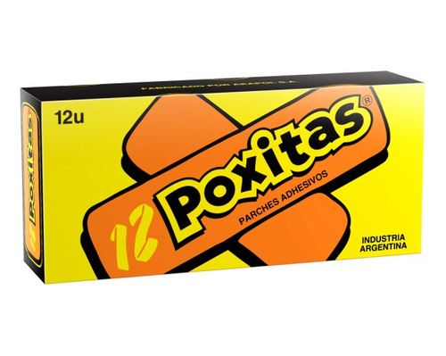 Poxitas Parches Adhesivos De Tela Poxipol Caja X 12 Unidades