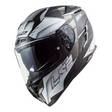 Casco Moto Ls2 Integral 327 Challenger Allert Con Pinlock