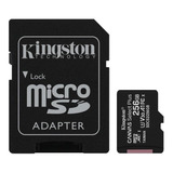 Cartão Micro Sd Kingston Sdcs2/256gb Com Adaptador Sd 256gb