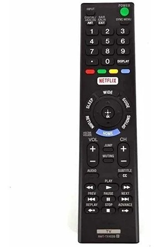 Control Remoto Kdl-50w805c Para Sony Bravia Smart Tv Netflix