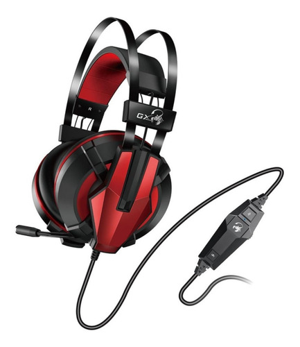 Auricular Gamer Con Microfono Genius Hsg710v 7.1 Vibracion  